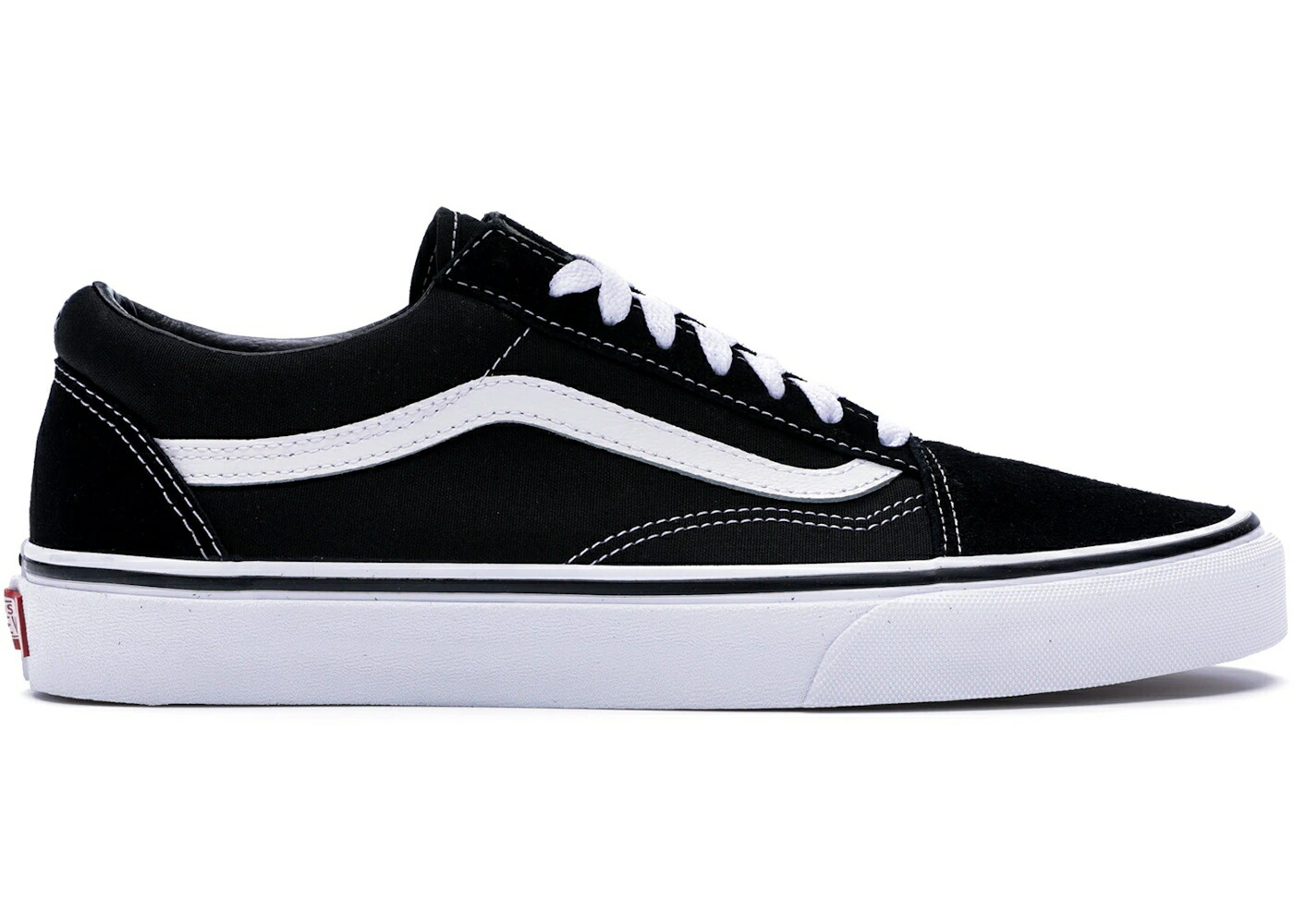 ヴァンズ バンズ 黒色 ブラック 白色 ホワイト オールドスクール スニーカー メンズ VANS OLD SKOOL BLACK WHITE / BLACK TRUE WHITE｜スニケス