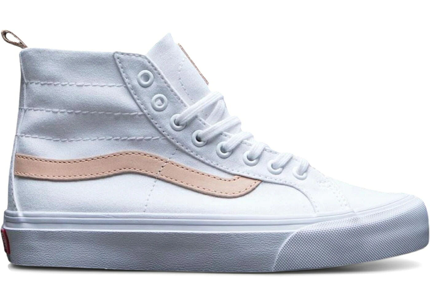 ヴァンズ バンズ スケートハイ 白色 ホワイト 茶色 ブラウン WOMEN'S スニーカー レディース VANS SK8-HI 138 DECON LEILA HURST WHITE BROWN (WOMEN'S) / WHITE BROWN