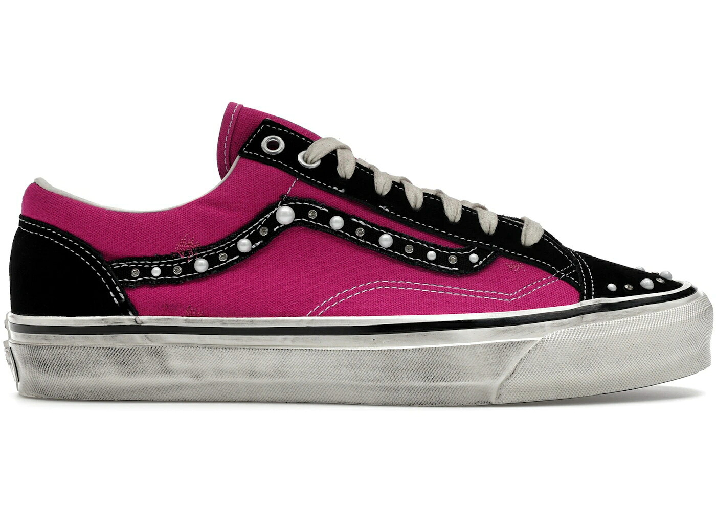 ヴァンズ バンズ サクラ色 黒いこと 黒いこと 年寄りの学院 スニーカー メンズ VANS OTW OLD SKOOL 36 PEARLIZED PACK PINK BLACK / PINK BLACK