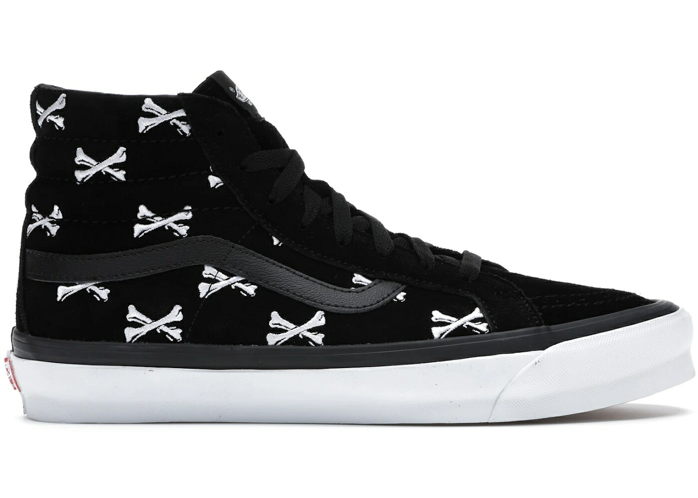 ヴァンズ バンズ 滑るご機嫌 ダブルタップス 黒いこと 黒いこと 白いこと 白いこと スニーカー メンズ VANS SK8-HI WTAPS BONES BLACK / BONES BLACK WHITE