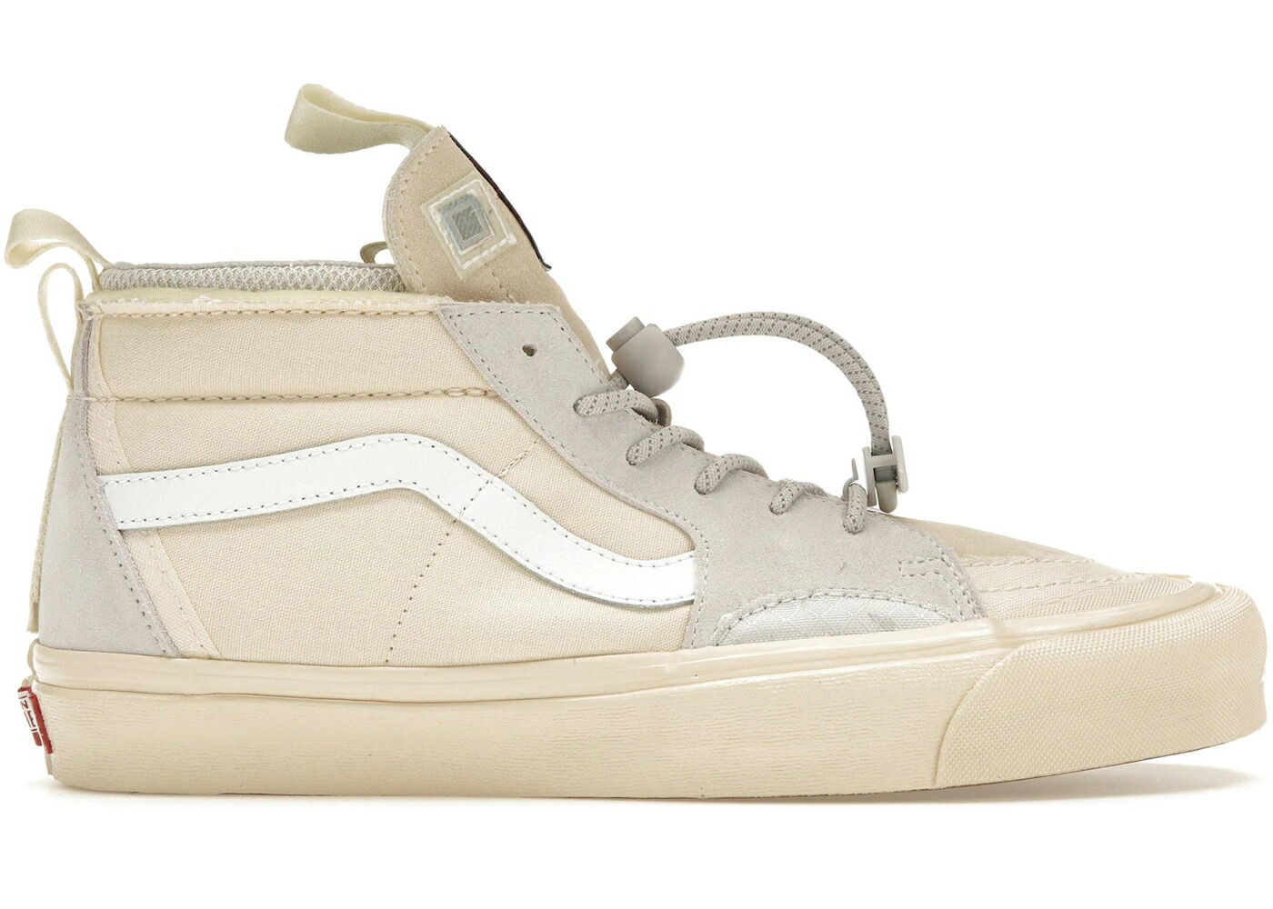 ヴァンズ バンズ スケートハイ 白色 ホワイト 灰色 グレー スニーカー メンズ VANS SK8-HI EXT ADVISORY BOARD CRYSTALS ECRU / ECRU OFF WHITE LIGHT GREY