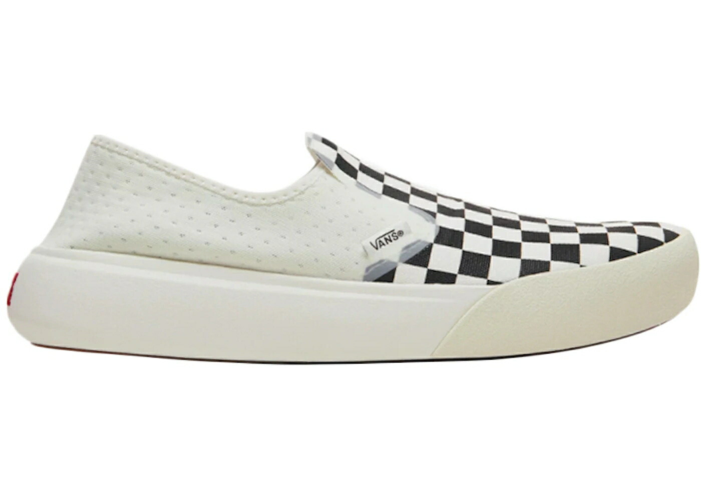ヴァンズ バンズ 黒色 ブラック スニーカー メンズ VANS CHECKERBOARD COMFYCUSH ONE MARSHMALLOW / MARSHMALLOW BLACK