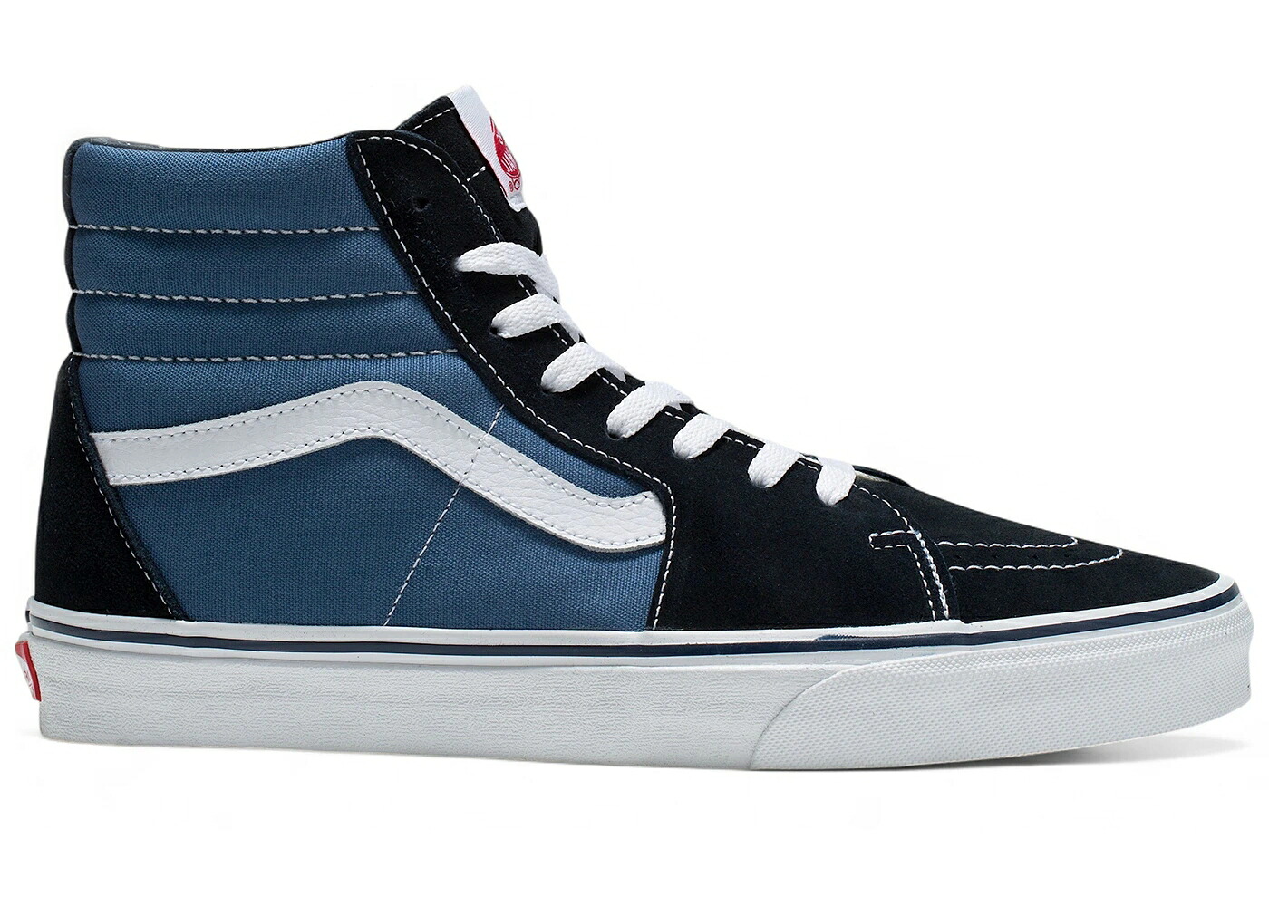ヴァンズ バンズ 滑るご機嫌 紺色 米国海軍 青味 青色 スニーカー メンズ VANS SK8-HI NAVY BLUE / NAVY BLUE スニーカー-メンズ靴-靴