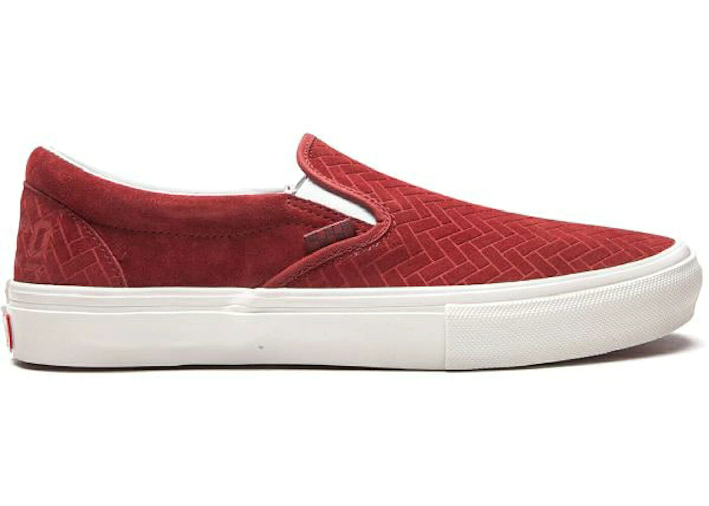 ヴァンズ バンズ スリッポン 白色 ホワイト スニーカー メンズ VANS SLIP-ON NJ SKATESHOP SAYRE AND FISHER BRICK CO / BRICK BRICK WHITE|スニケス