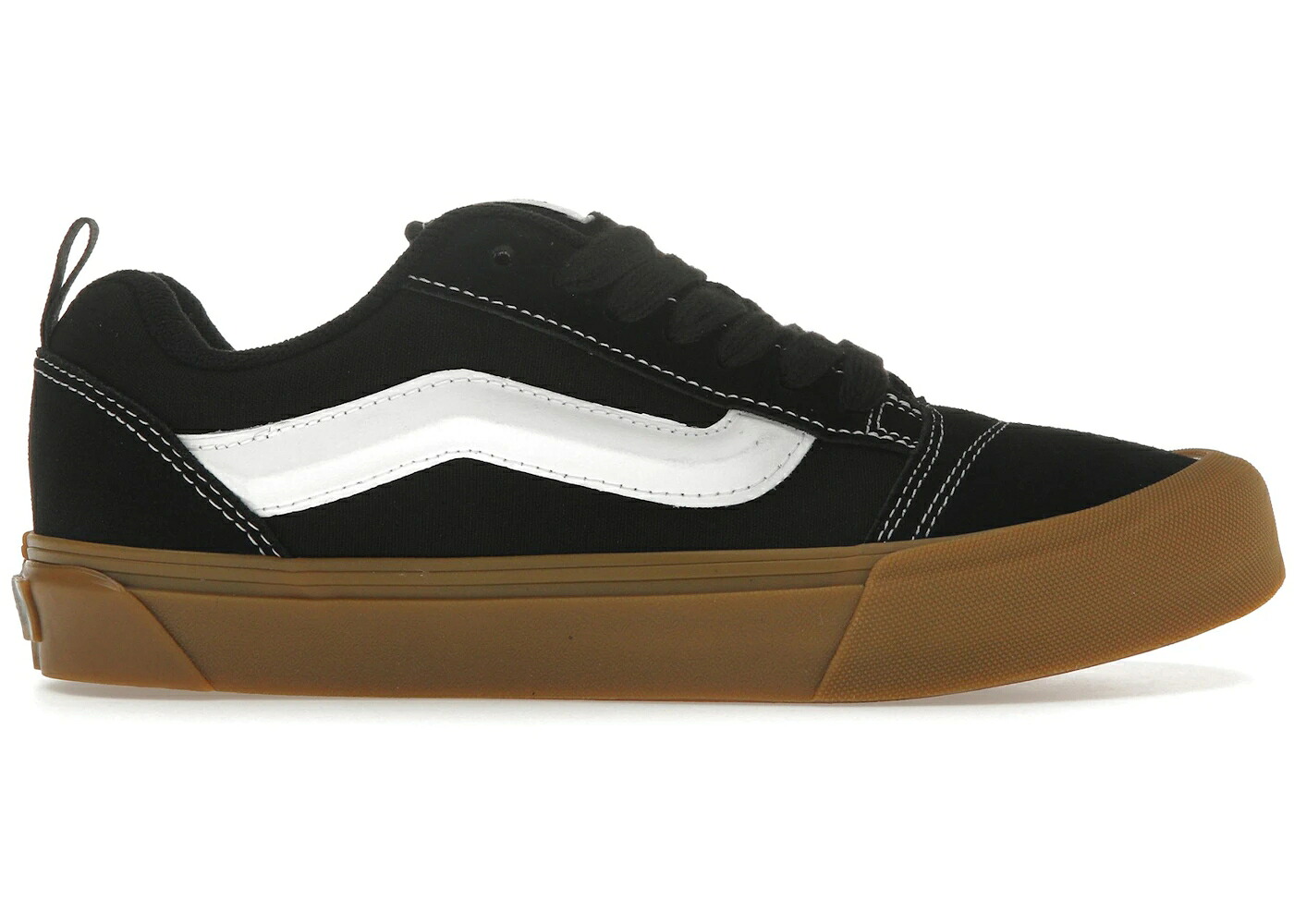ヴァンズ バンズ 黒いこと 黒いこと スニーカー メンズ VANS KNU SKOOL BLACK GUM / BLACK GUM
