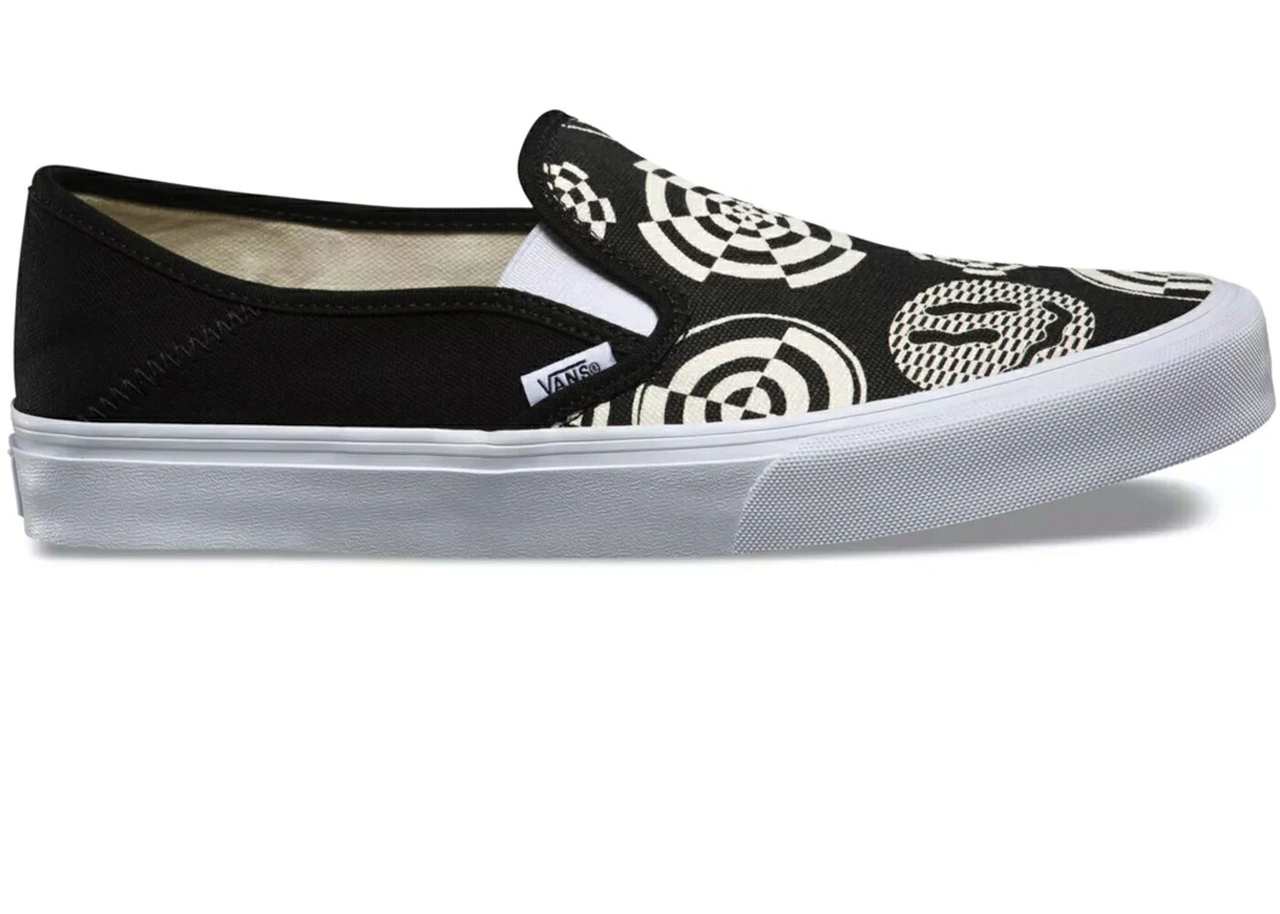 ヴァンズ バンズ クラシック スリッポン ウェイド 黒色 ブラック スニーカー メンズ VANS CLASSIC SLIP-ON SF WADE GOODALL BLACK /