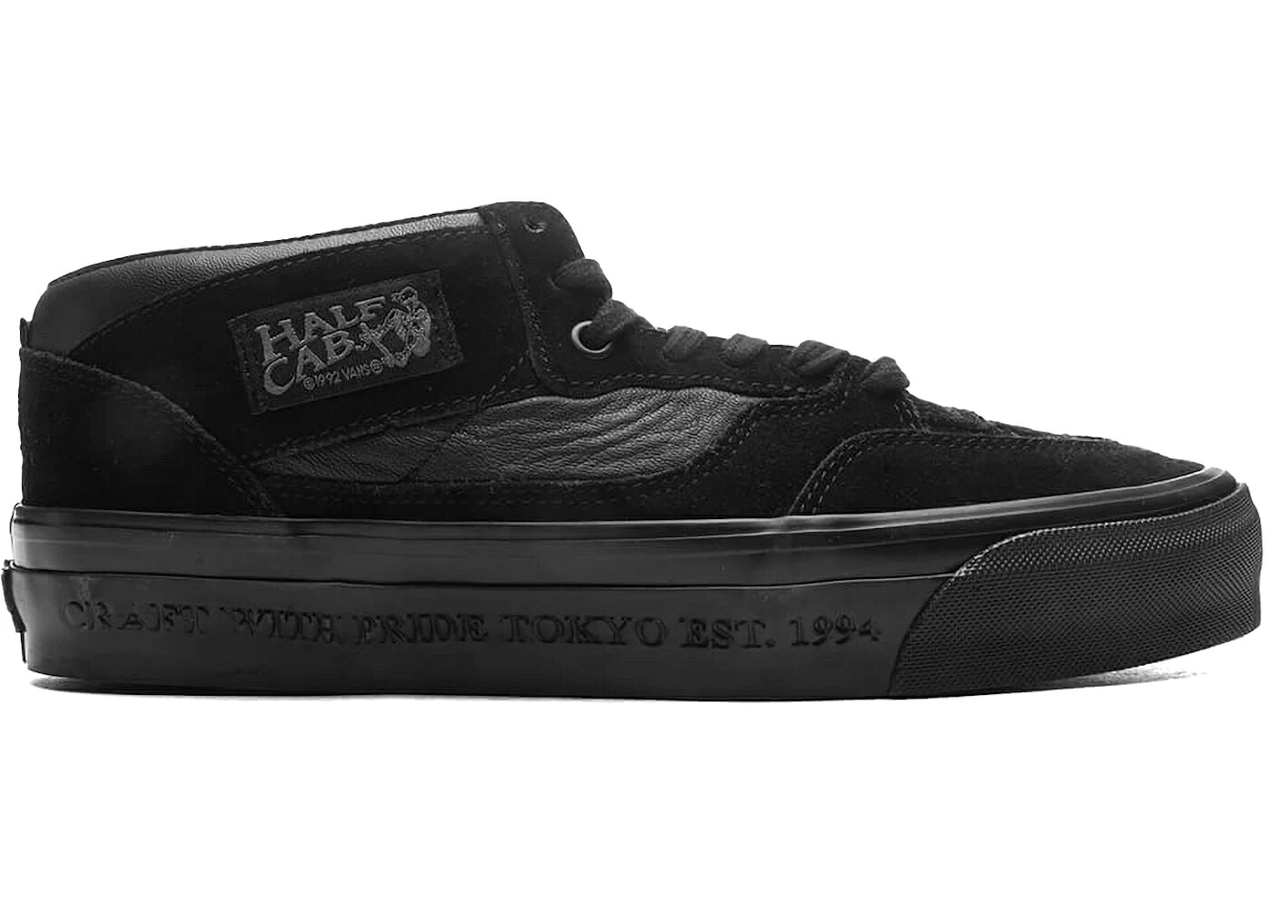 ヴァンズ バンズ 二分の一 黒いこと 黒いこと ハーフキャブ スニーカー メンズ VANS OTW HALF CAB 33 NEIGHBORHOOD BLACK /