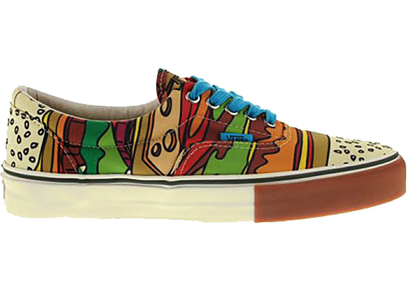 ヴァンズ バンズ 白色 ホワイト スニーカー メンズ VANS ERA COLETTE COBRA SNAKE / MULTI WHITE