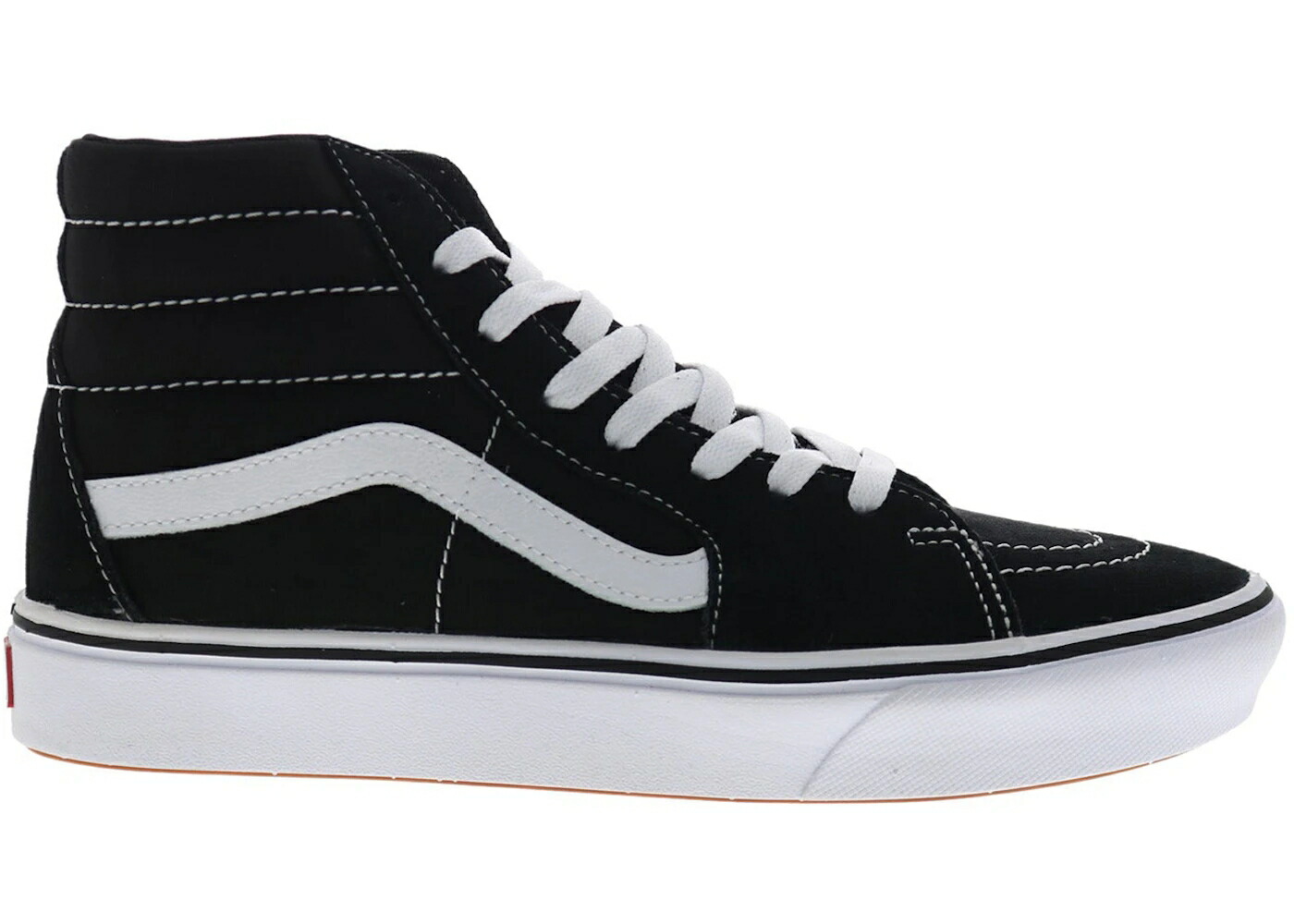 ヴァンズ バンズ スケートハイ 黒色 ブラック 白色 ホワイト スニーカー メンズ VANS SK8-HI COMFYCUSH BLACK WHITE / BLACK TRUE WHITE
