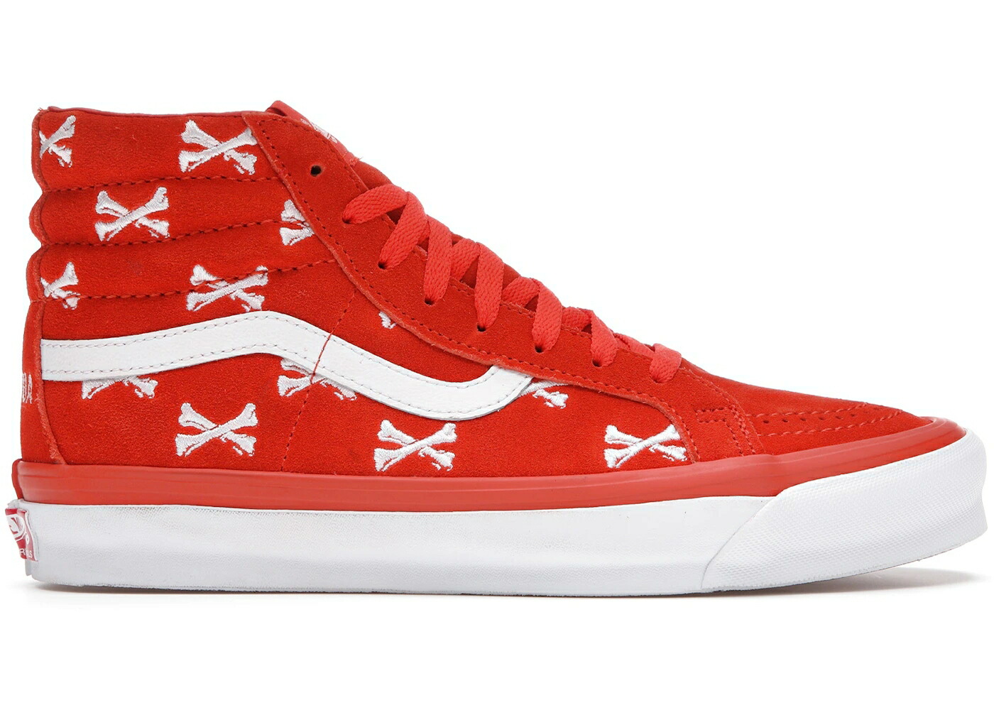 ヴァンズ バンズ 滑るご機嫌 ダブルタップス 橙 オレンジ色 白いこと 白いこと スニーカー メンズ VANS SK8-HI WTAPS BONES ORANGE / BONES ORANGE WHITE メンズ靴-スニーカー