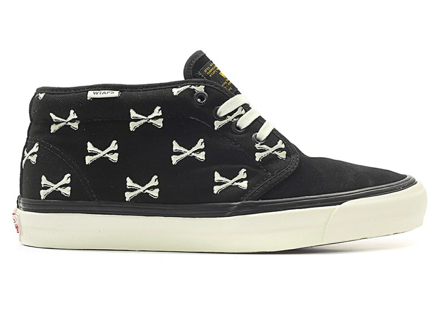 ヴァンズ バンズ チャッカ ブーツ ダブルタップス 黒いこと 黒いこと チャッカブーツ スニーカー メンズ VANS CHUKKA BOOT WTAPS BLACK CROSSBONES /