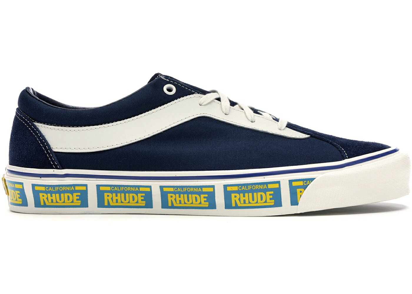 ヴァンズ バンズ 紺色 ネイビー スニーカー メンズ VANS BOLD NI RHUDE NAVY / PLATE NAVY