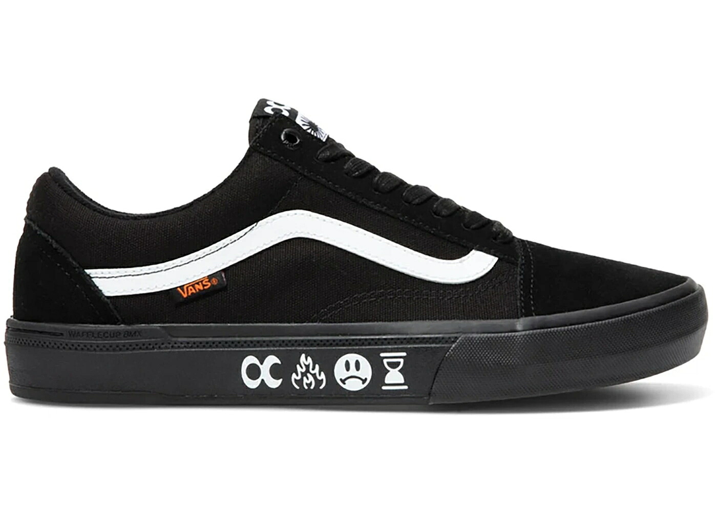ヴァンズ バンズ プロ 黒色 ブラック オールドスクール スニーカー メンズ VANS OLD SKOOL PRO BMX CULT / BLACK BLACK｜スニケス