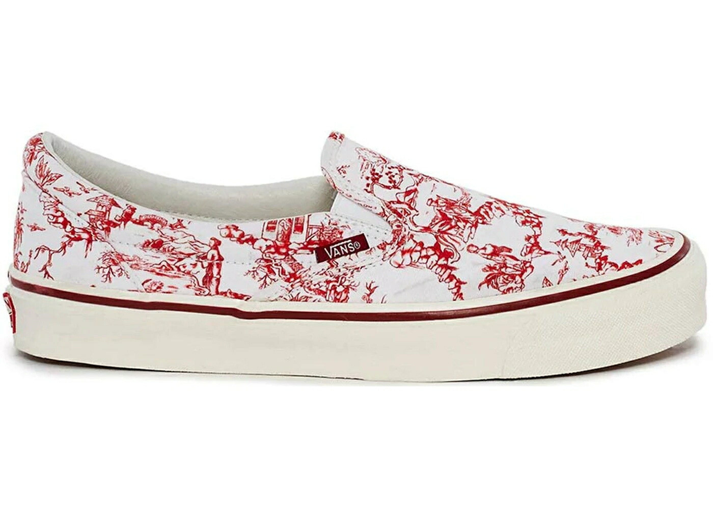 ヴァンズ バンズ スリッポン 赤 赤いこと スニーカー メンズ VANS SLIP-ON OPENING CEREMONY PORCELAIN RED / RED MARSHMALLOW