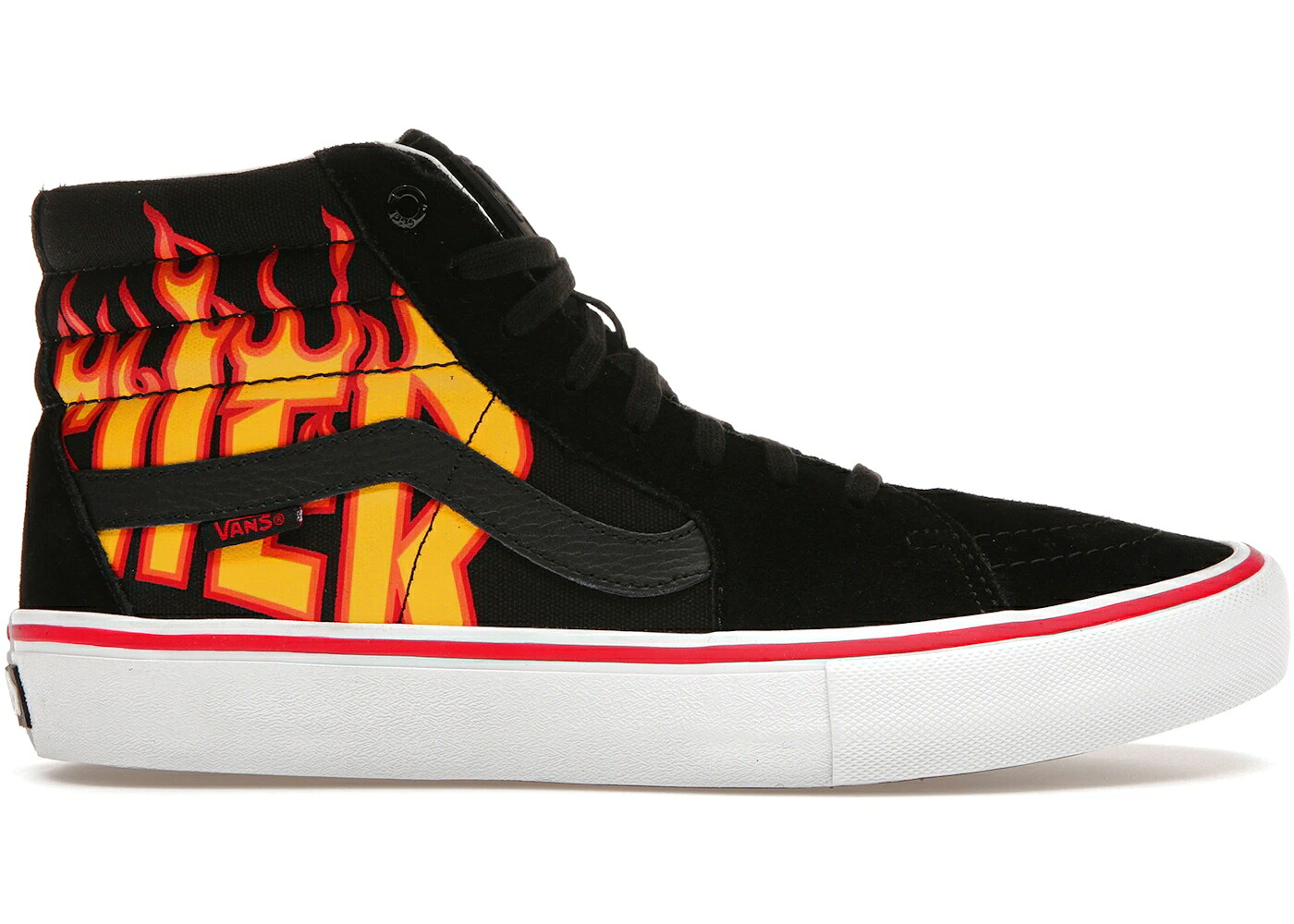 ヴァンズ バンズ スケートハイ スラッシャー 黒色 ブラック スニーカー メンズ VANS SK8-HI THRASHER / BLACK