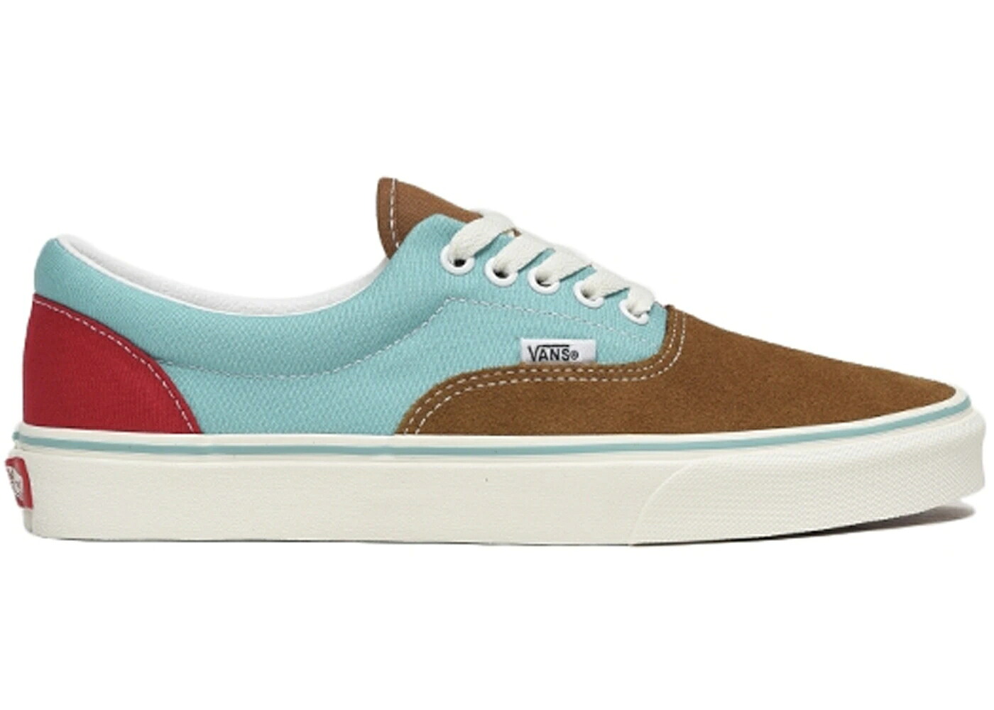 ヴァンズ バンズ マッチ 赤 レッド スニーカー メンズ VANS ERA MIX MATCH BREEN / BREEN TANGO RED｜スニケス