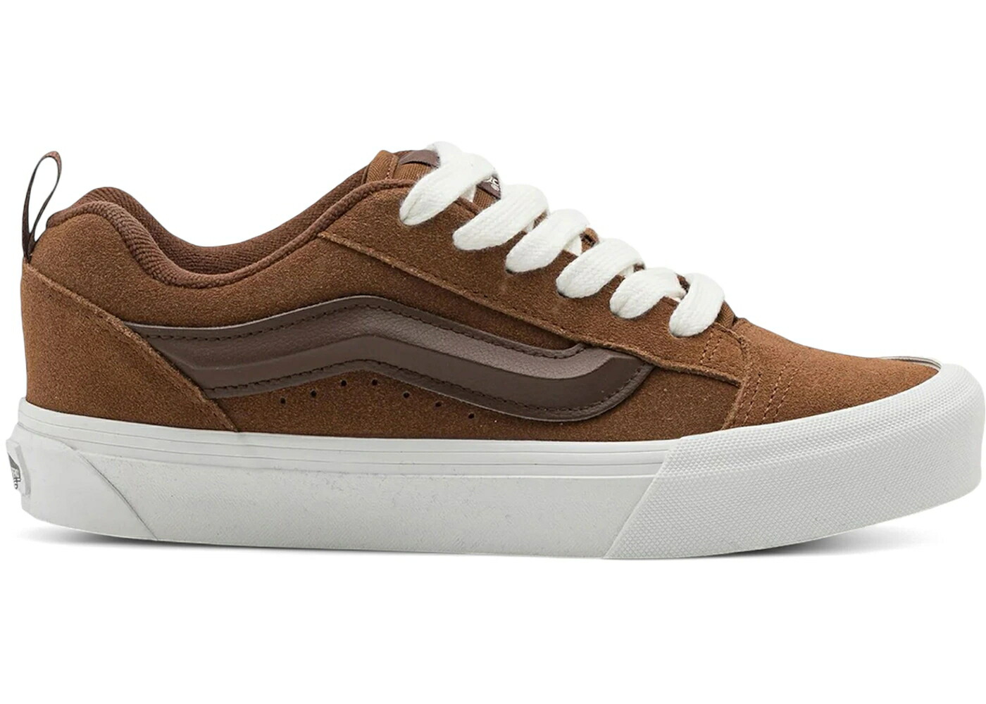 ヴァンズ バンズ スエードクロス スウェード 赤銅色 赤銅色 スニーカー メンズ VANS KNU SKOOL SUEDE BROWN /