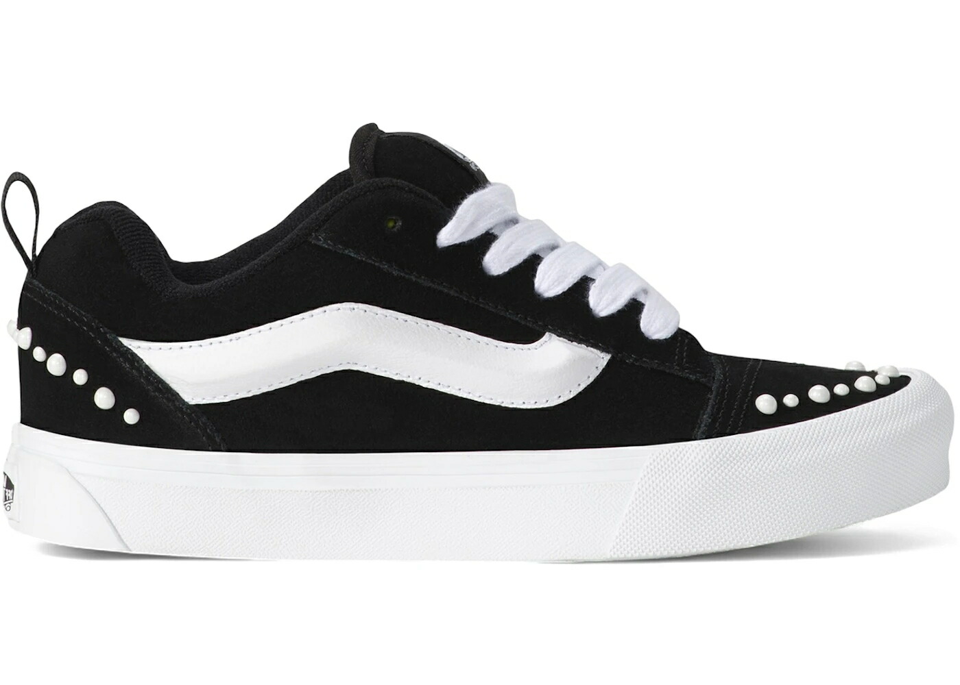 ヴァンズ バンズ パール 黒色 ブラック スニーカー メンズ VANS KNU SKOOL PEARL PACK BLACK /