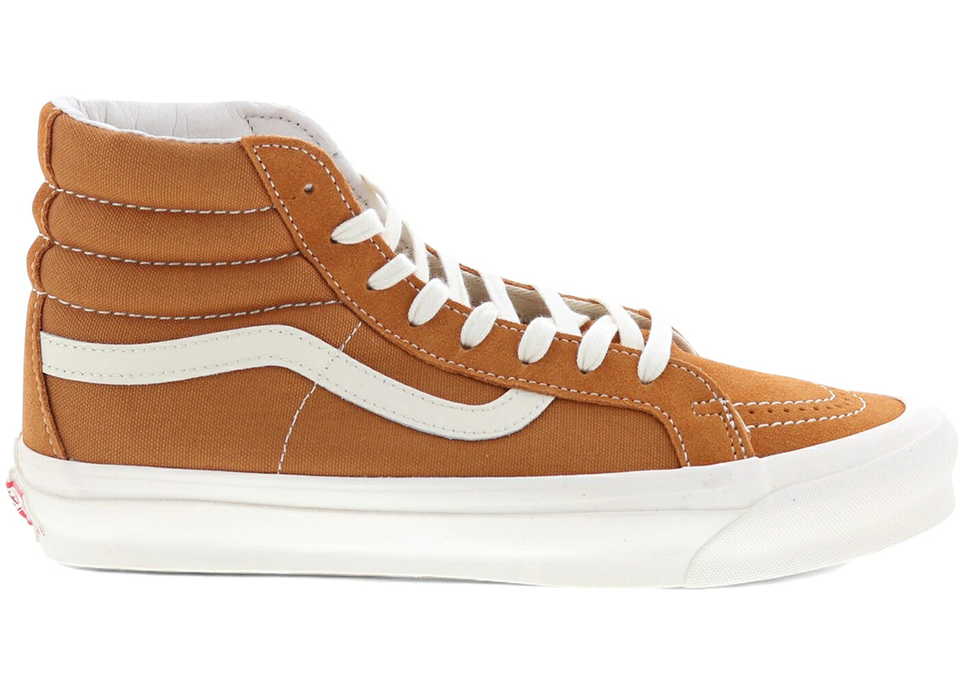 ヴァンズ バンズ 滑る御機嫌 白いこと 白いこと スニーカー メンズ VANS OG SK8-HI LX PUMPKIN SPICE / PUMPKIN SPICE TRUE WHITE