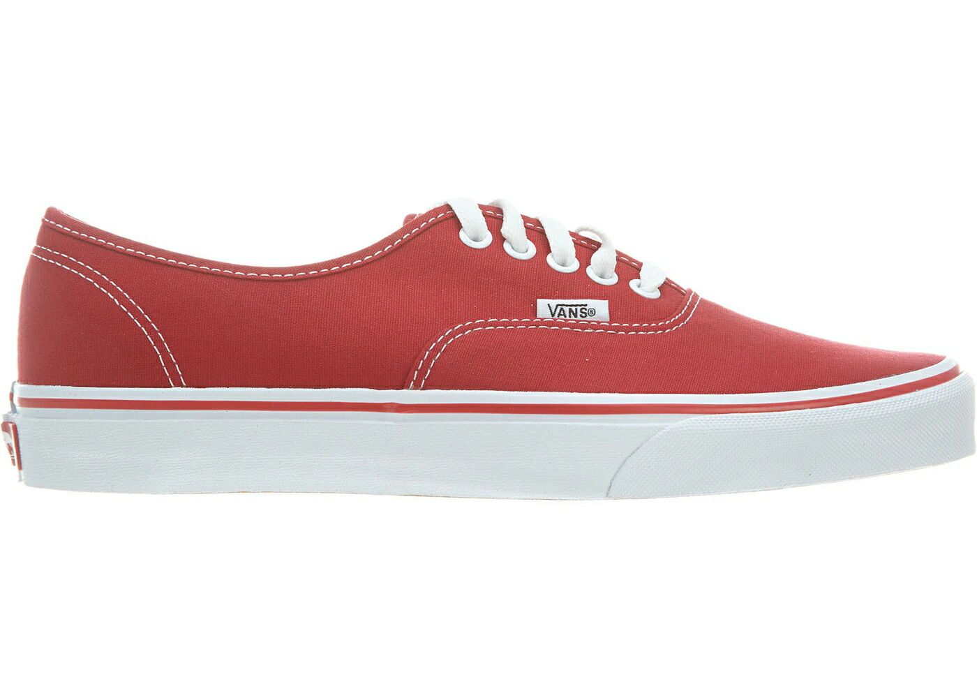 ヴァンズ バンズ オーセンティック スリム 赤 レッド スニーカー メンズ VANS AUTHENTIC SLIM RED /