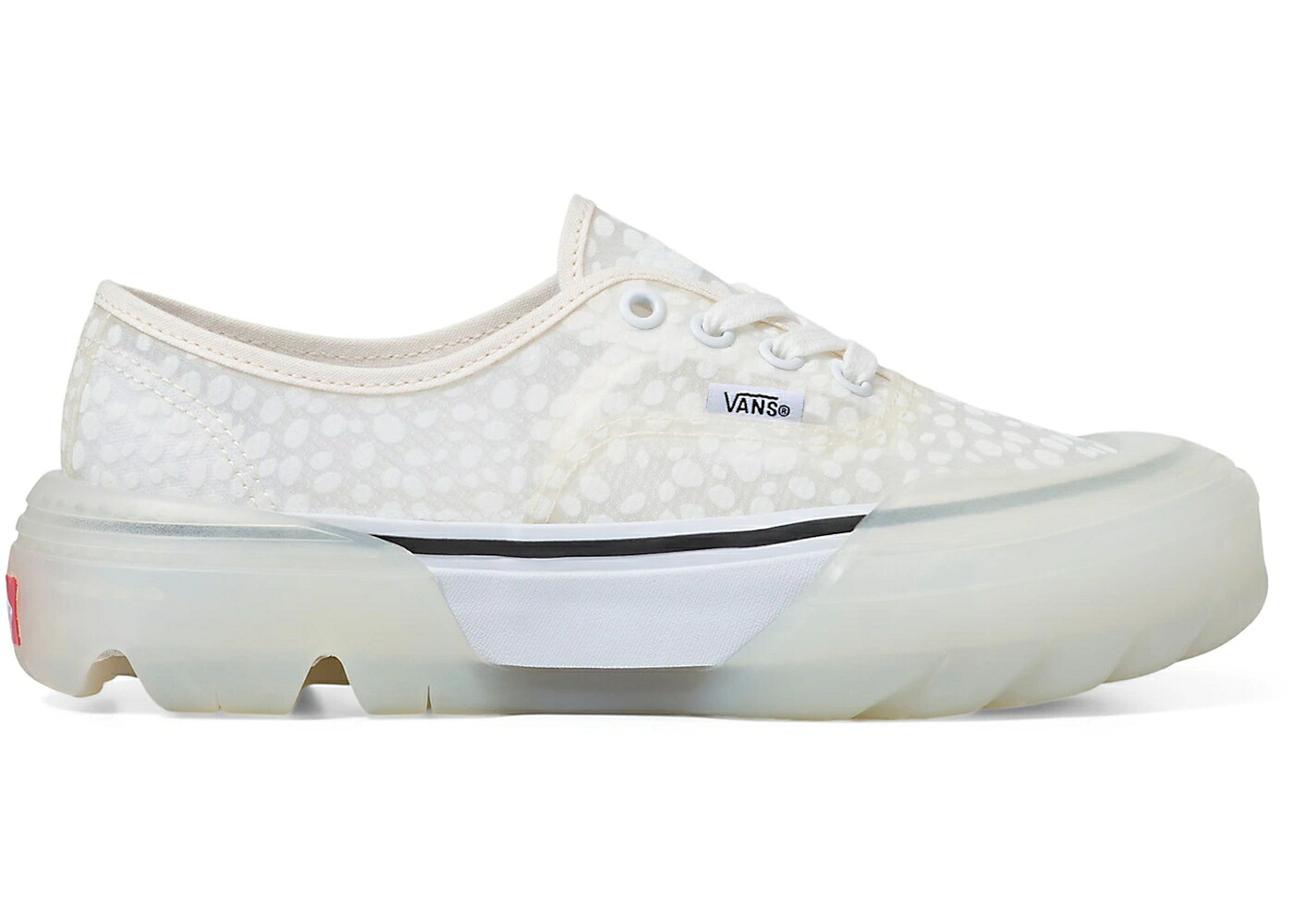 ヴァンズ バンズ オーセンティック 白色 ホワイト スニーカー メンズ VANS AUTHENTIC MESH DX MODULAR DOTS WHITE / WHITE WHITE|スニケス