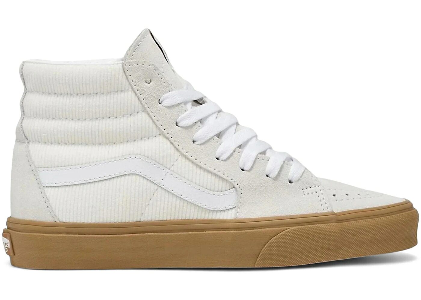 ヴァンズ バンズ 滑るご機嫌 コール天 スニーカー メンズ VANS SK8-HI CORDUROY POP MARSHMALLOW /