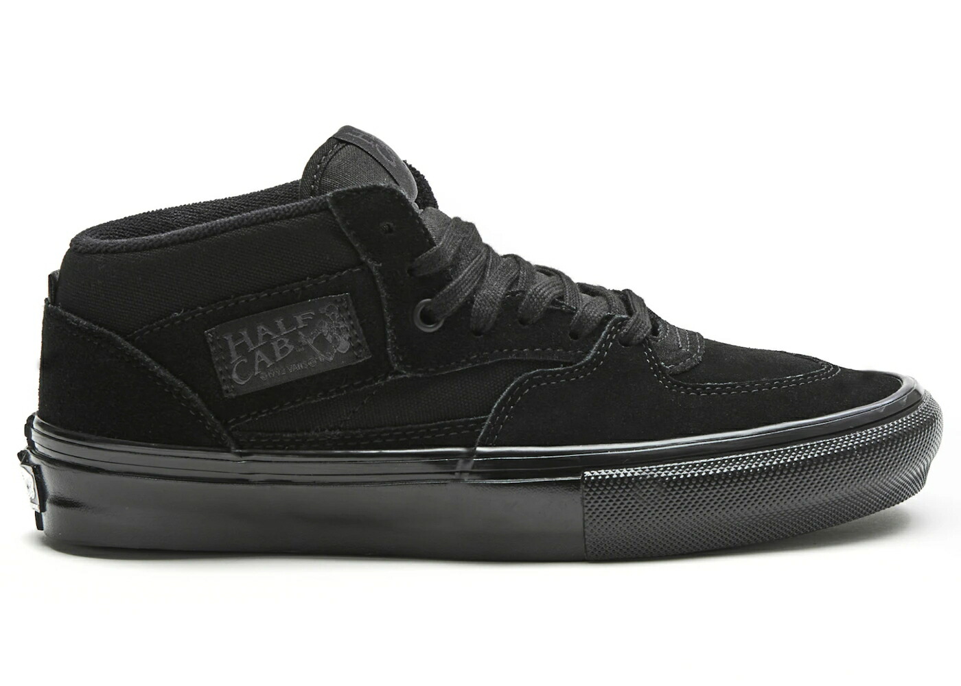 ヴァンズ バンズ 滑る 二分の一 黒いこと 黒いこと ハーフキャブ スニーカー メンズ VANS SKATE HALF CAB TRIPLE BLACK / BLACK BLACK