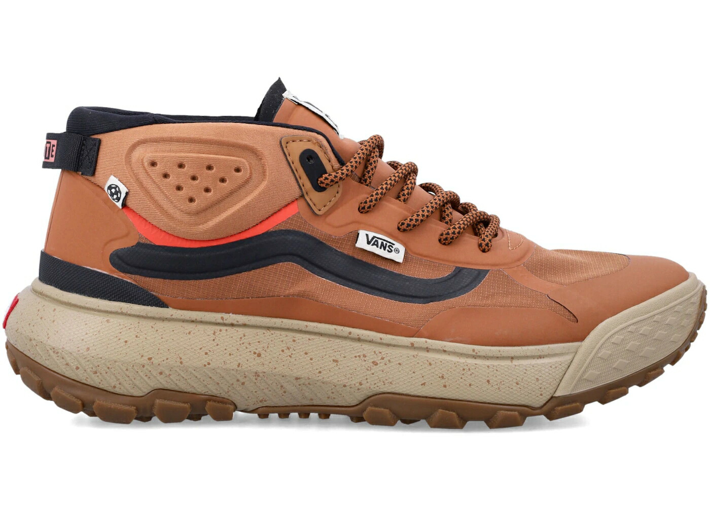 ヴァンズ バンズ ミッド 黒色 ブラック スニーカー メンズ VANS MTE CROSSPATH MID GLAZED GINGER / GLAZED GINGER BLACK