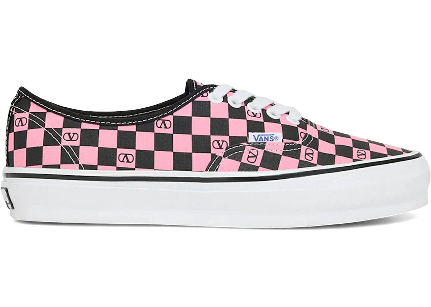 ヴァンズ バンズ オーセンティック ピンク スニーカー メンズ VANS AUTHENTIC VALENTINO GARAVANI CHECKERBOARD PINK / CHECKERBOARD PINK