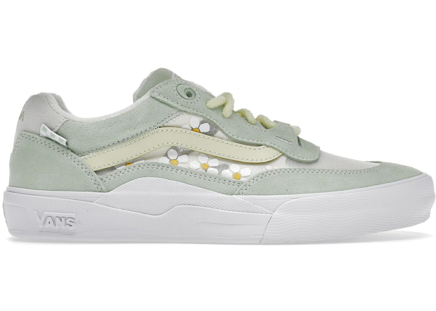 ヴァンズ バンズ 緑 緑であること 黄味がかった 黄色 スニーカー メンズ VANS WAYVEE BRIGHTON ZEUNER / PASTEL GREEN YELLOW
