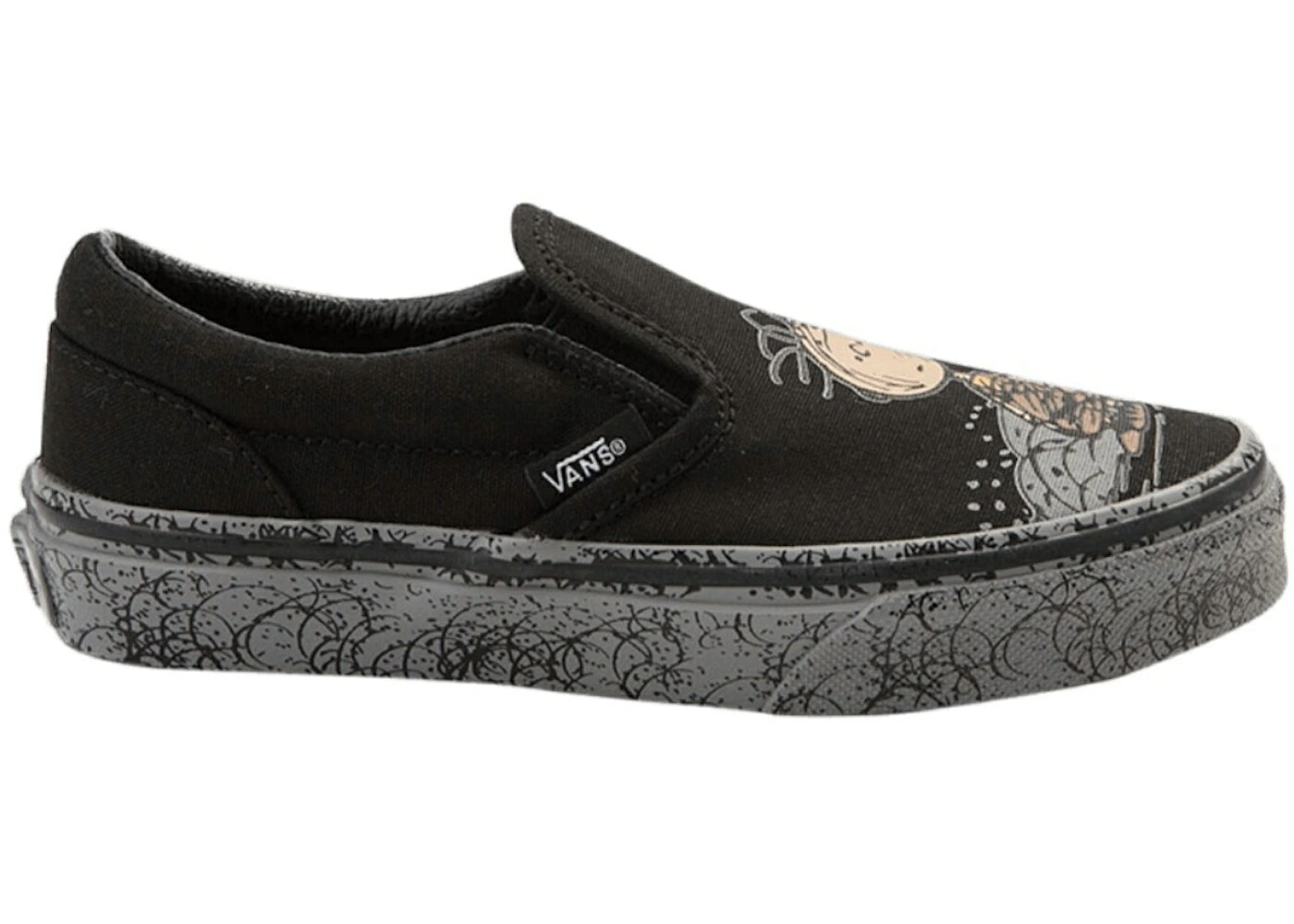ヴァンズ バンズ スリッポン 灰色 グレー スニーカー メンズ VANS SLIP-ON PEANUTS PIG PEN / PIG PEN FROST GREY