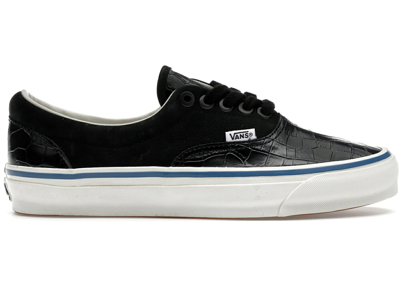 ヴァンズ バンズ 黒いこと 黒いこと 専売特許 クロコダイル スニーカー メンズ VANS OTW ERA 95 BLACK PATENT CROCODILE /