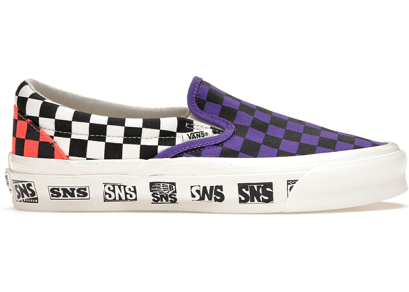 ヴァンズ バンズ 古典派音楽 スリッポン 紫 パープル スニーカー メンズ VANS CLASSIC SLIP-ON SNS VENICE BEACH / ELECTRIC PURPLE MARSHMALLOW