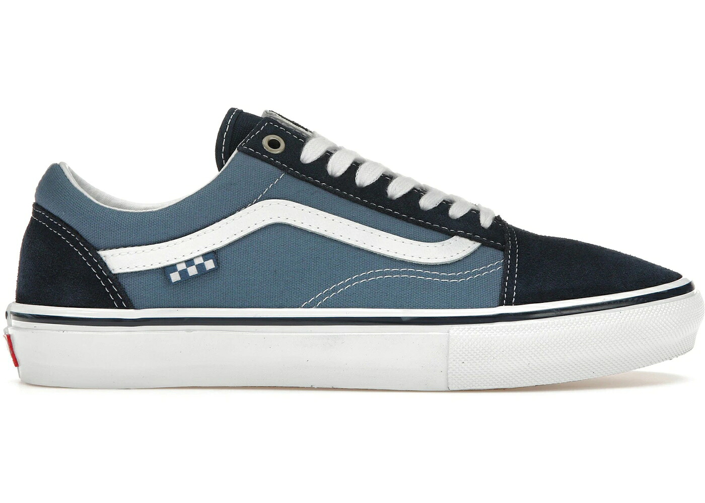 ヴァンズ バンズ スケート 紺色 ネイビー 白色 ホワイト オールドスクール スニーカー メンズ VANS SKATE OLD SKOOL NAVY WHITE / NAVY WHITE