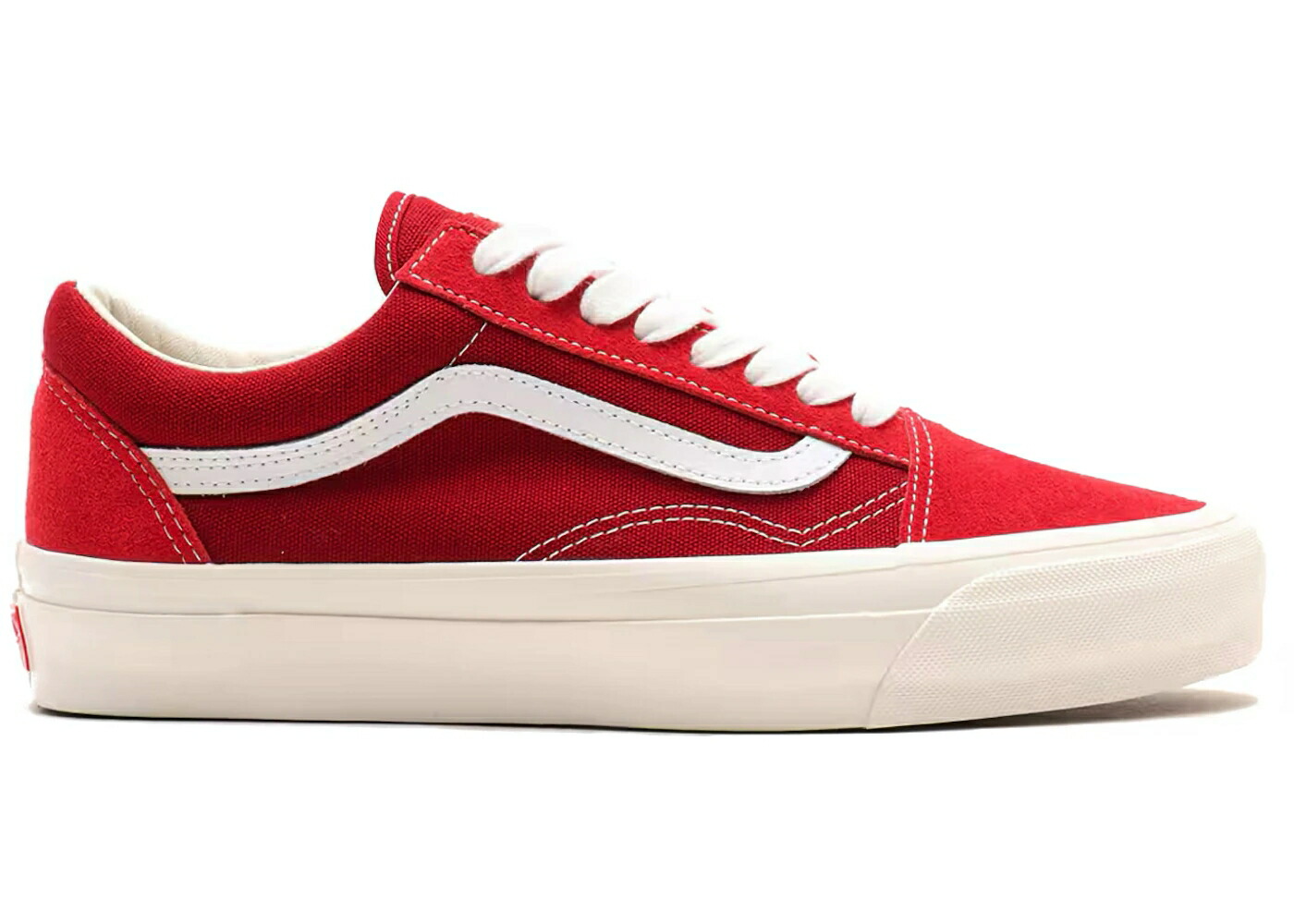 ヴァンズ バンズ 赤 レッド オールドスクール スニーカー メンズ VANS OLD SKOOL LX RED /