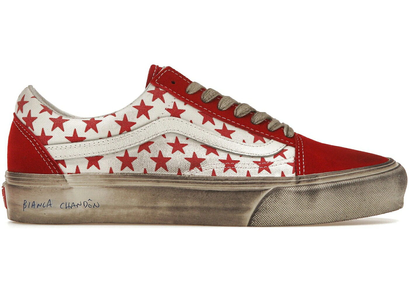ヴァンズ バンズ 雄捻子 赤 赤いこと 白いこと 白いこと 年寄りの学院 スニーカー メンズ VANS VAULT OG OLD SKOOL LX BIANCA CHANDON RED WHITE / RED WHITE