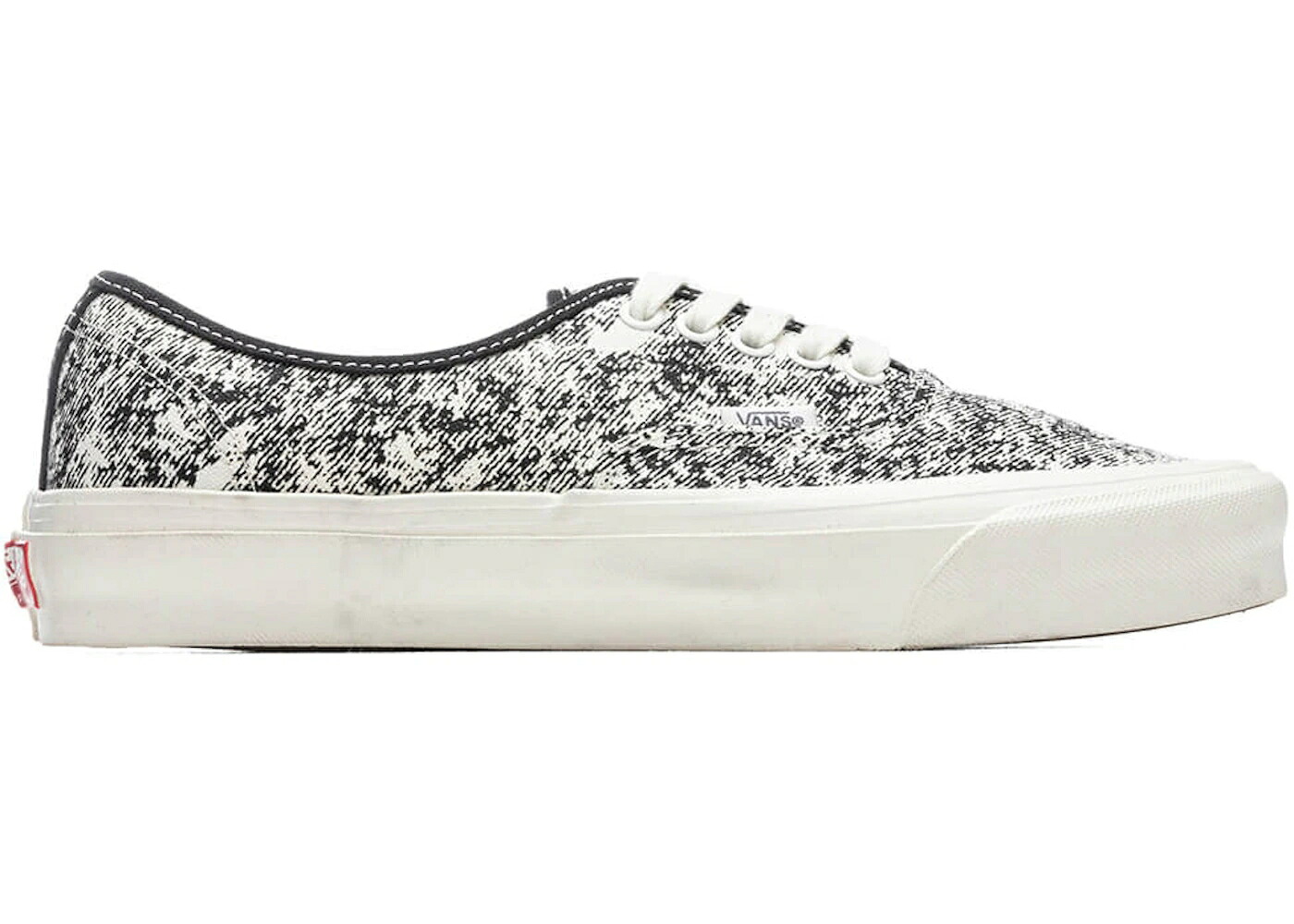 ヴァンズ バンズ オーセンティック 黒色 ブラック スニーカー メンズ VANS OG AUTHENTIC LX ACID WASH BLACK / BLACK MARSHMALLOW｜スニケス
