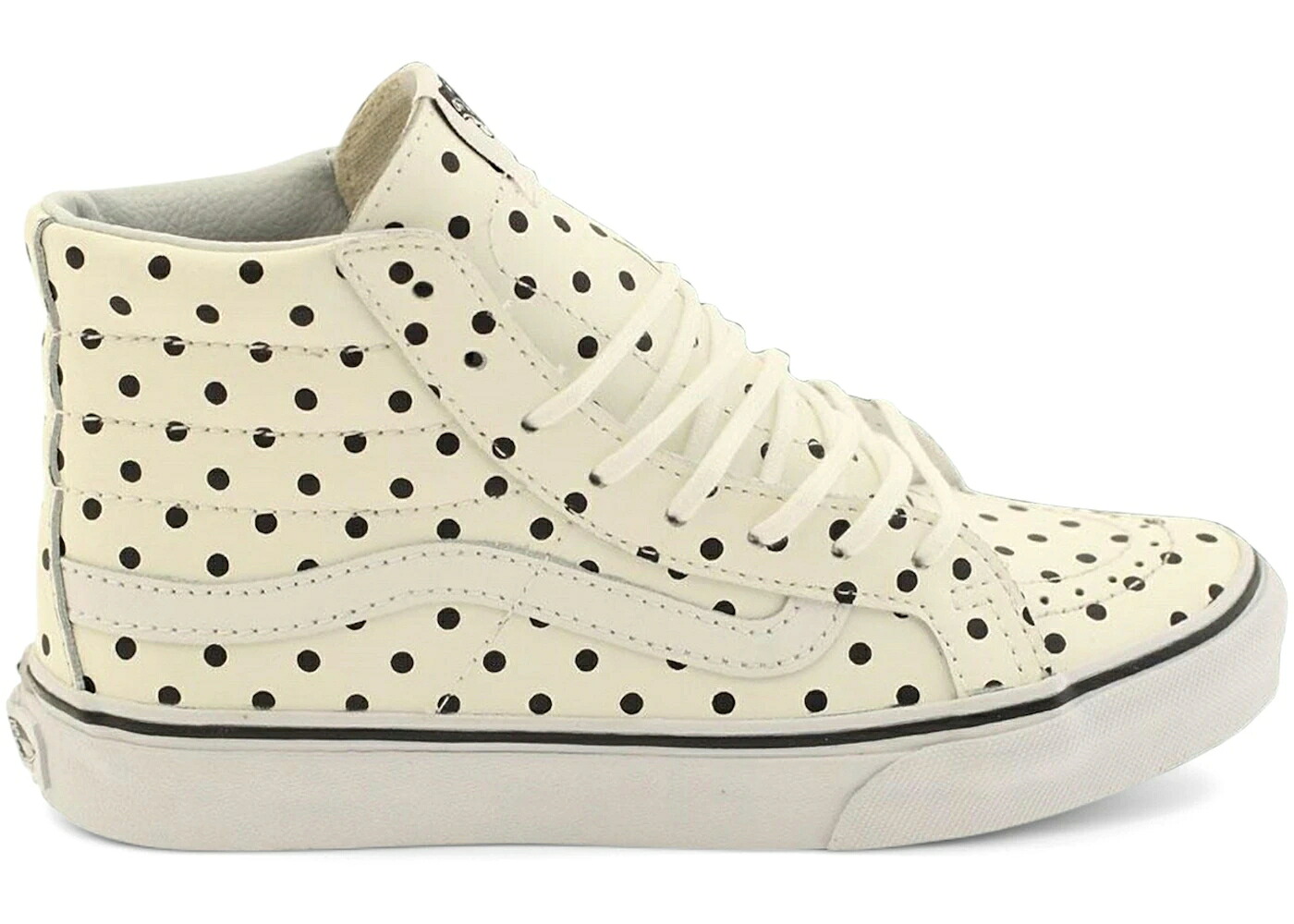 ヴァンズ バンズ 滑るご機嫌 か細い 白いこと 白いこと WOMEN\u0027S スニーカー レディース VANS SK8-HI SLIM POLKA DOTS WHITE (WOMEN\u0027S) /