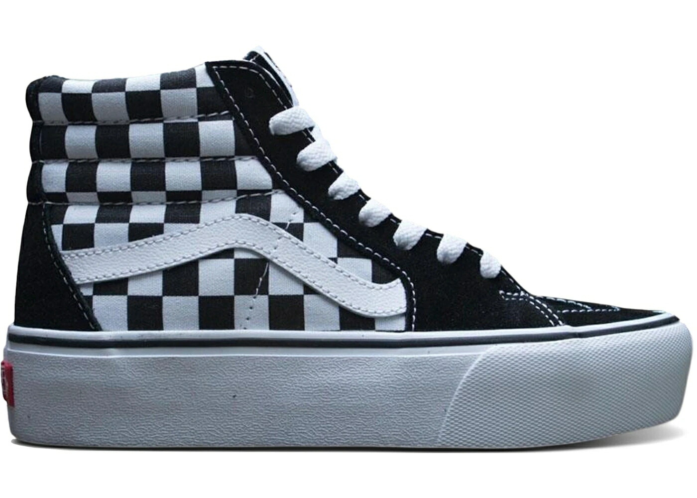 ヴァンズ バンズ スケートハイ 白色 ホワイト WOMEN'S スニーカー レディース VANS SK8-HI PLATFORM 2 CHECKERBOARD (WOMEN'S) / CHECKERBOARD TRUE WHITE