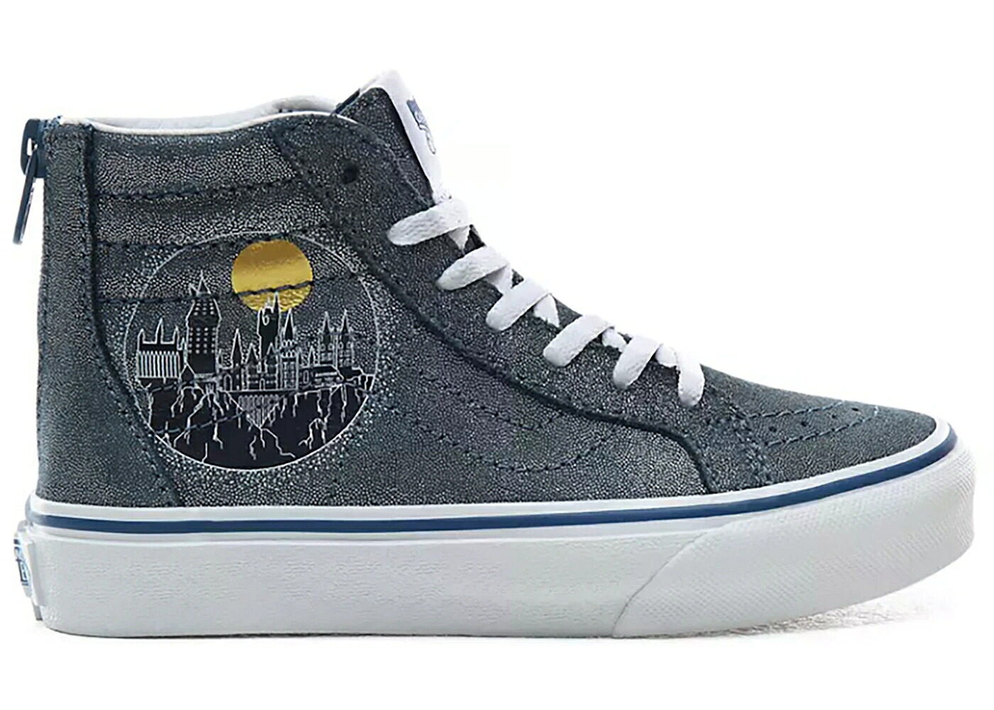 ヴァンズ バンズ スケートハイ ジュニア キッズ VANS SK8-HI ZIP HARRY POTTER HOGWARTS CASTLE (PS) / HOGWARTS METALLIC ベビー マタニティ スニーカー｜スニケス