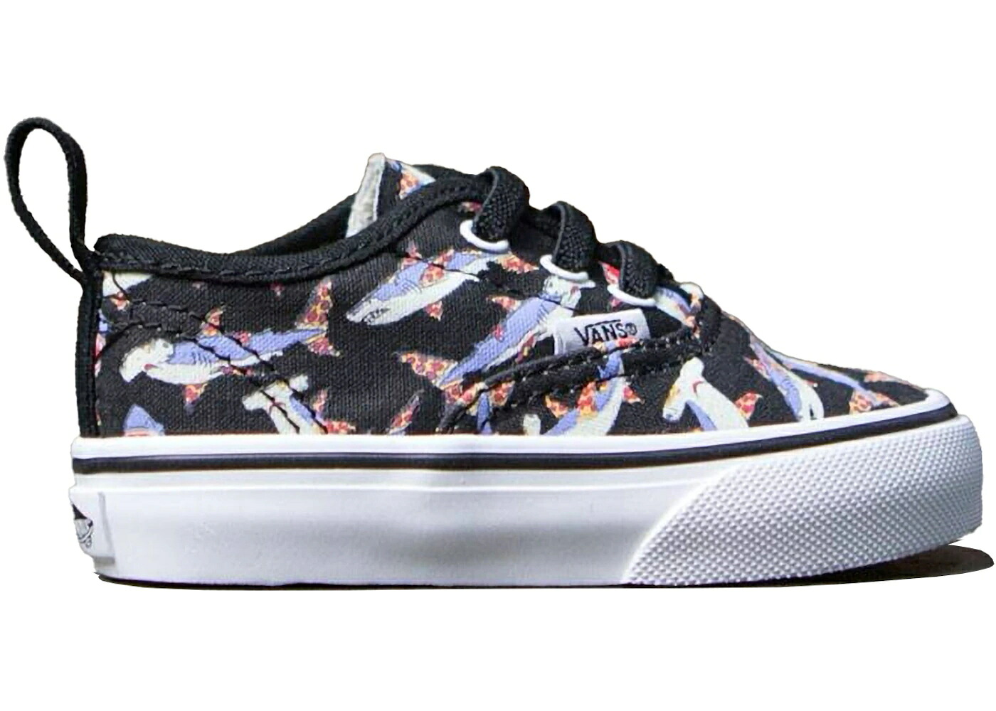 ヴァンズ バンズ オーセンティック シャークス 黒色 ブラック ジュニア キッズ VANS AUTHENTIC V PIZZA SHARKS (TD) / BLACK 13,790円