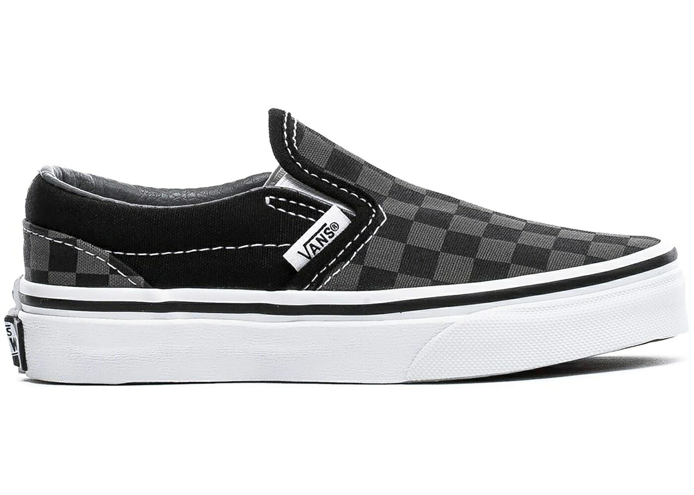 ヴァンズ バンズ 古典派音楽 スリッポン 黒いこと 黒いこと 御坊っちゃん キッズ VANS CLASSIC SLIP-ON CHECKERBOARD PEWTER (なおなお書き) / BLACK PEWTER もの言う花 マタニティ スニーカー