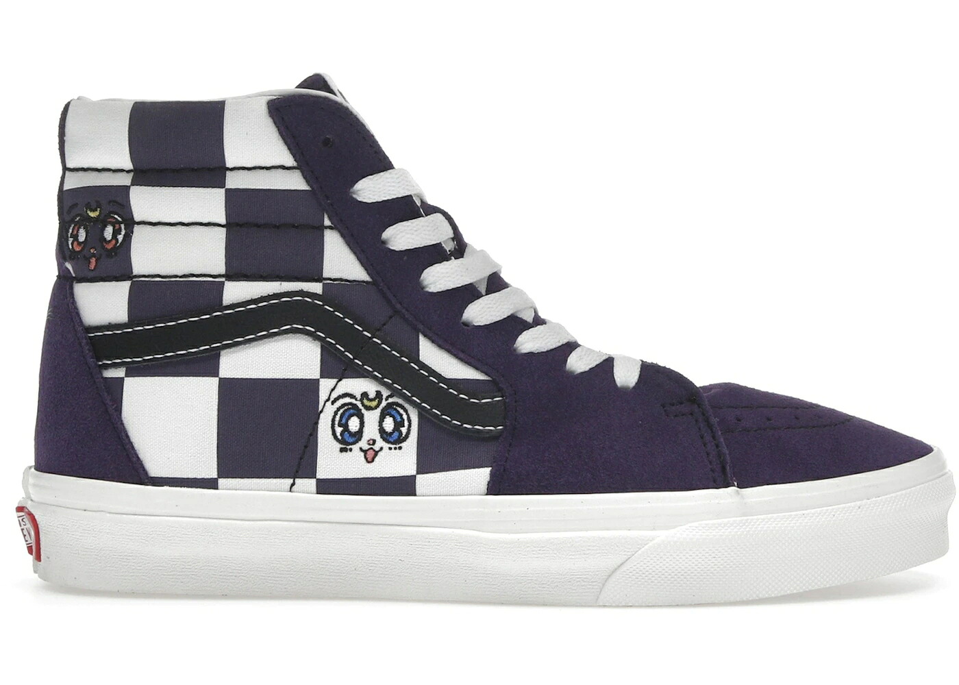 ヴァンズ バンズ スケートハイ 紫 パープル 白色 ホワイト 黒色 ブラック スニーカー ユニセックス VANS SK8-HI PRETTY GUARDIAN SAILOR MOON MYSTERIOSO / PURPLE WHITE BLACK メンズ