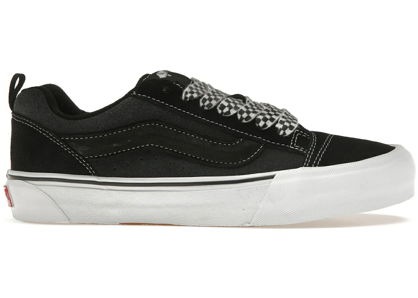 ヴァンズ バンズ 黒色 ブラック チャコール スニーカー ユニセックス VANS KNU SKOOL VLT LX BLACK CHARCOAL / BLACK CHARCOAL メンズ|スニケス