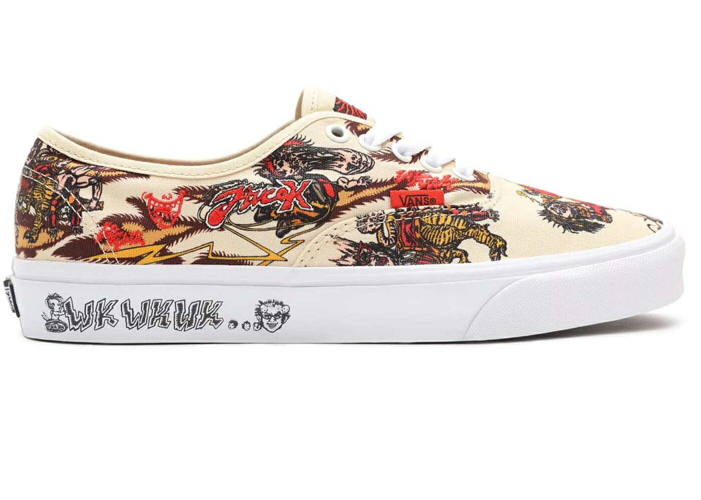 ヴァンズ バンズ オーセンティック ベージュ N. スニーカー ユニセックス VANS AUTHENTIC OTW GALLERY KOSTECHKO DWIKY KA / BEIGE MULTI COLOR メンズ