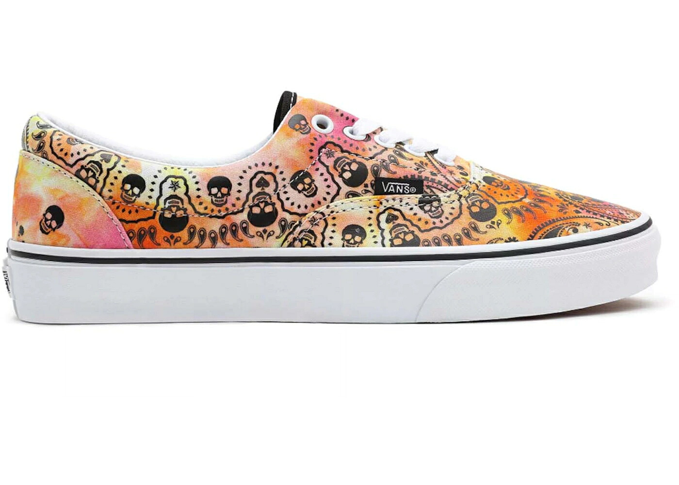 ヴァンズ バンズ タイ 橙 オレンジ色 スニーカー ユニ一発やる VANS ERA BANDANA TIE DYE ORANGE / TIE DYE ORANGE メンズ