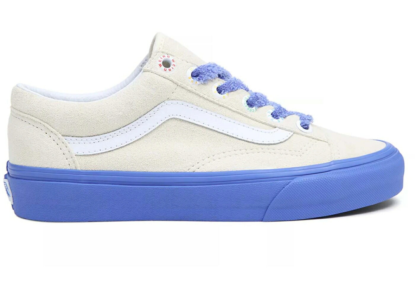 ヴァンズ バンズ クラシック 白色 ホワイト 青色 ブルー スニーカー ユニセックス VANS STYLE 36 TIERRA WHACK / CLASSIC WHITE BAJA BLUE メンズ