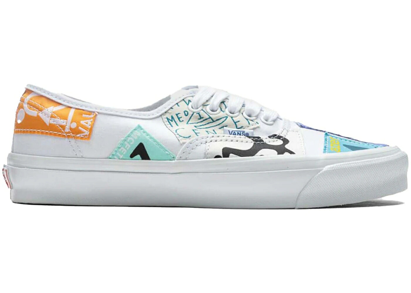 ヴァンズ バンズ 雄捻子 オーセンティック スニーカー ユニ一発やる VANS VAULT OG AUTHENTIC LX GEOFF MCFETRIDGE GAMELAN OF TAGS / MULTI COLOR MULTI COLOR メンズ
