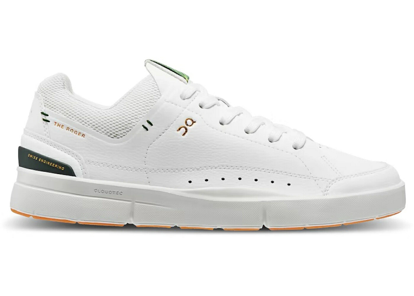 オン 厚地の外套 白いこと 白いこと WOMEN\u0027S スニーカー レディース ON THE ROGER CENTRE COURT WHITE SAGE (WOMEN\u0027S) / WHITE SAGE