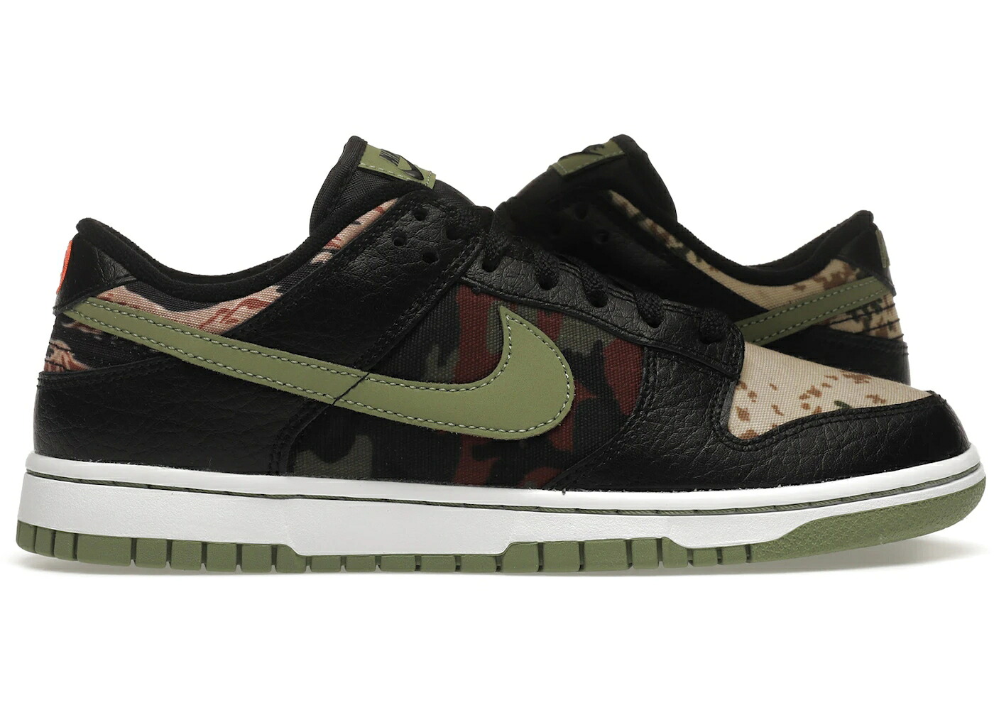 ナイキ ダンク クレイジー 家鴨柄 黒いこと 黒いこと オリーブ ダンクロー スニーカー メンズ NIKE DUNK LOW CRAZY CAMO / BLACK MULTI OLIVE